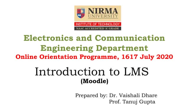 Introduction To Lms Pptx Introduction To Lms Pptx