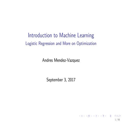 Introduction to logistic regression | PDF | Internet | Computing