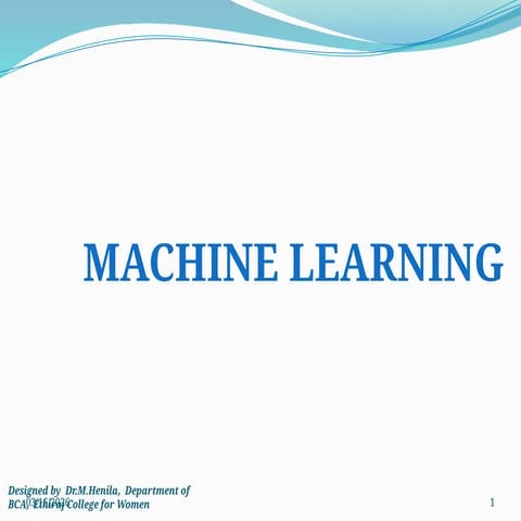 ANALYTICAL LEARNING IN MACHINE LEARNINGS | PPTX