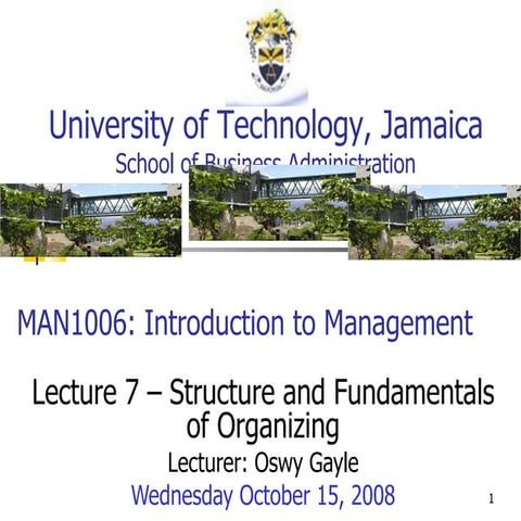Introduction to management  groups g-i - structure and fundamentals of organi...