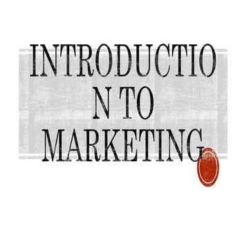 Marketing strategy- powerpoint | PPTX