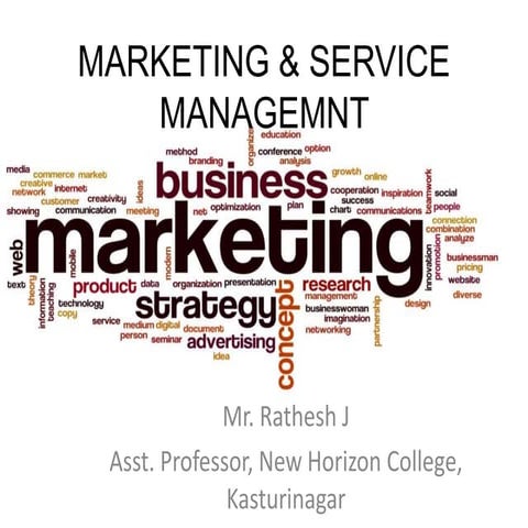 Introduction to marketing 