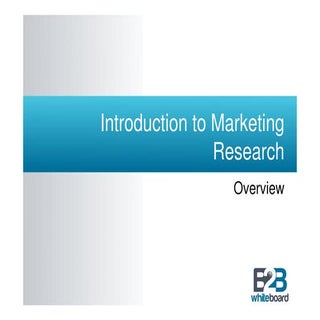 Introduction to Marketing Research
