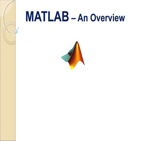 Introduction to matlab | PPT