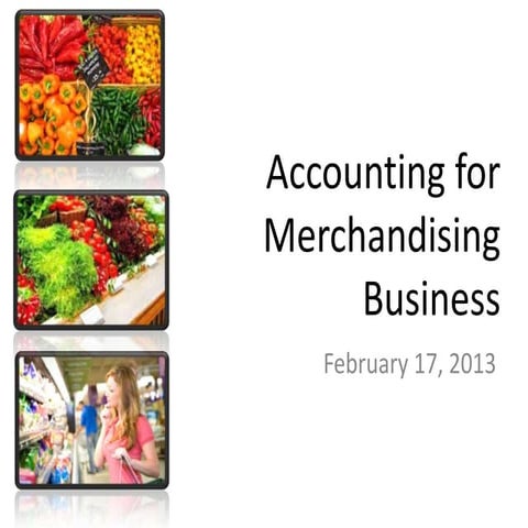 Introduction to merchandising business 02172013