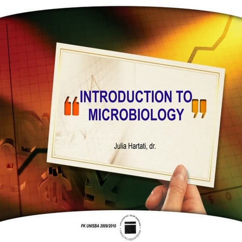I ntroduction to microbiology