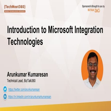 Introduction to Microsoft Integration Technologies