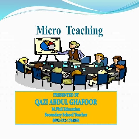 Introduction to microteaching