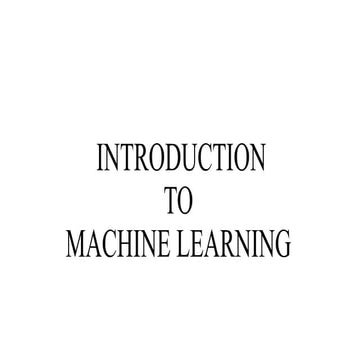 Machine learning ppt | PPTX