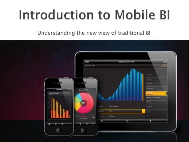 Introduction to Mobile Business Intelligence