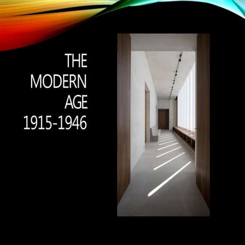 Introduction to Modernism