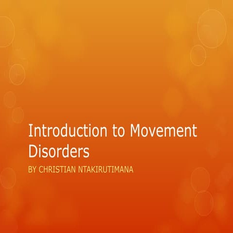 Approach to dystonia | PPTX