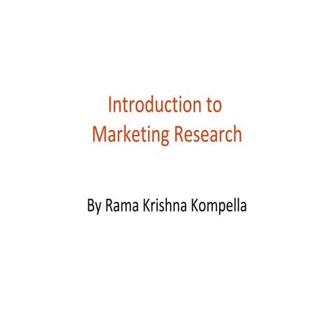 Introduction to mr