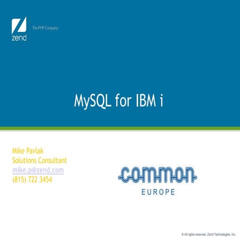 Introduction to My SQL | PPT