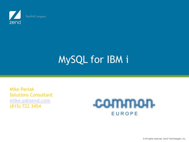 Introduction to My SQL | PPT