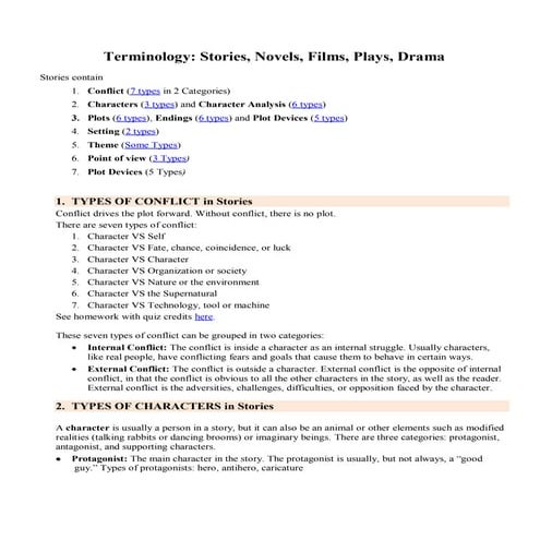 Introduction to Narratives (Stories): A Guide