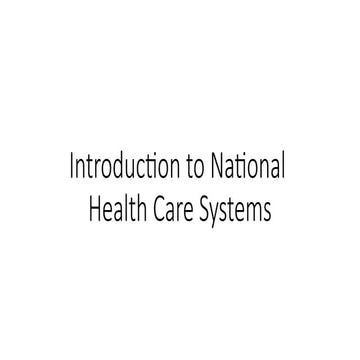 Introduction to National Health Care Systems.pptx