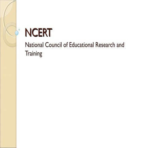 Introduction to ncert