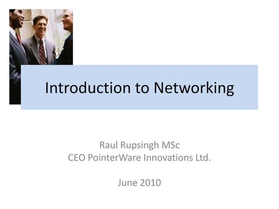 Networking powerpoint | PPT
