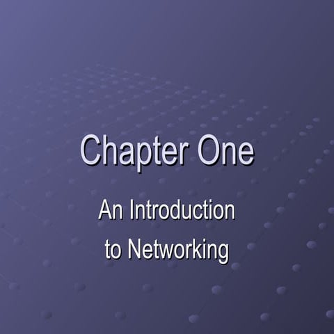 Introduction to networking | PPT