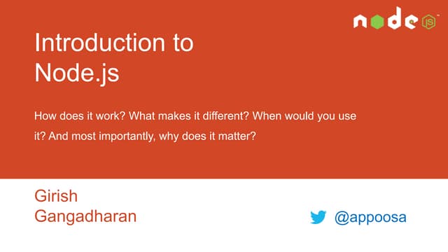Introduction to node
