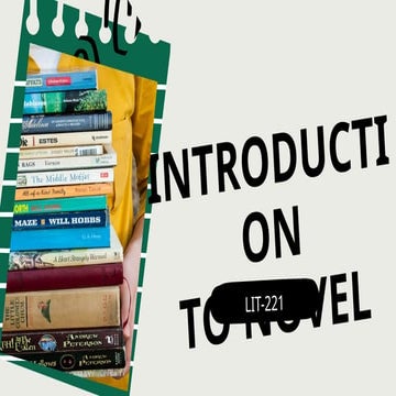 Introduction to Novel English Language Litearture