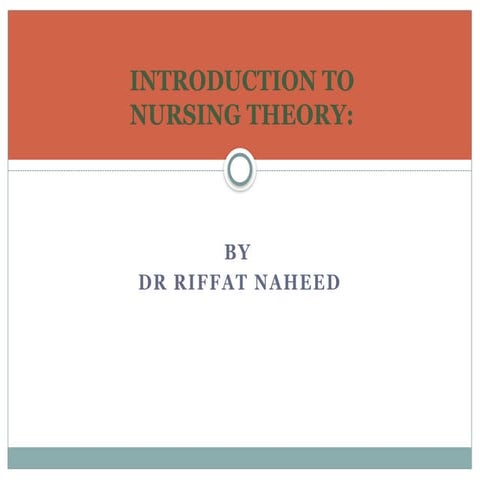 Introductiofdvvdgdvcn to Nursing Theory.pptx