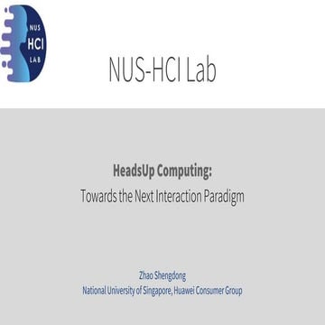 NUS-HCI Lab | PPT