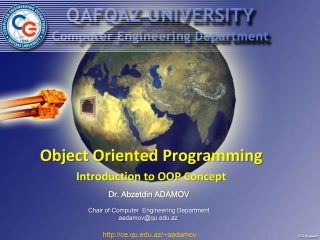 Chapter1 - Introduction to Object-Oriented Programming and Software ...