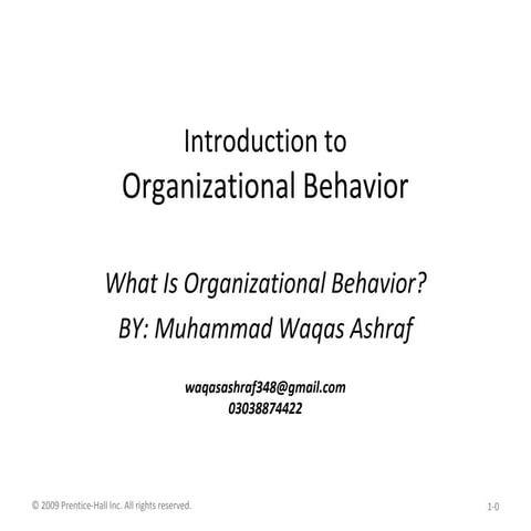 Introduction to ob slides