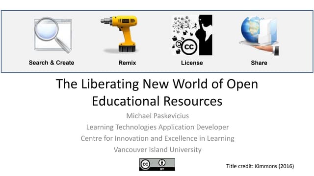 Introduction to Open Educational Resources for New Teachers 