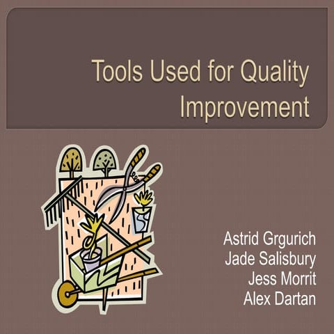 Introduction tools used for quality improvement