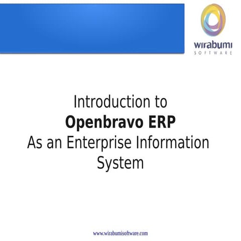 Introduction to openbravo