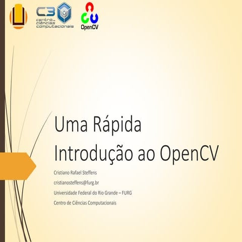 Introdução OpenCV (Pt-Br) com exemplos
