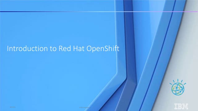 Introduction to openshift