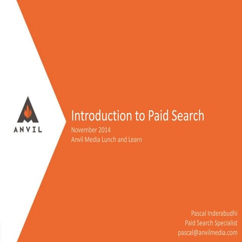 Introduction to Paid Search