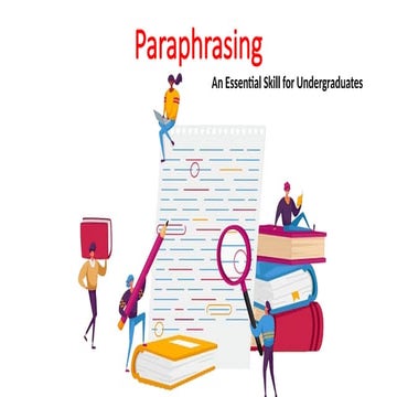 Introduction to paraphrasing.pptx neuegewisjbegsgsgsfsfcwgagagagagacwvgwgwgwg...