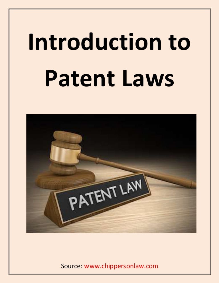 Introduction to patent laws
