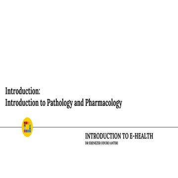 Introduction To Pathology And Pharmacology 000 Pdf