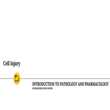 BPharm 2 Semester Pathophysiology unit 1 | PDF