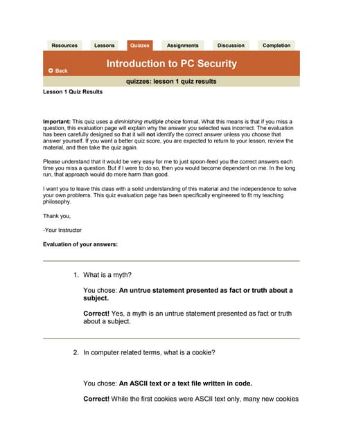 Introduction To Pc Security