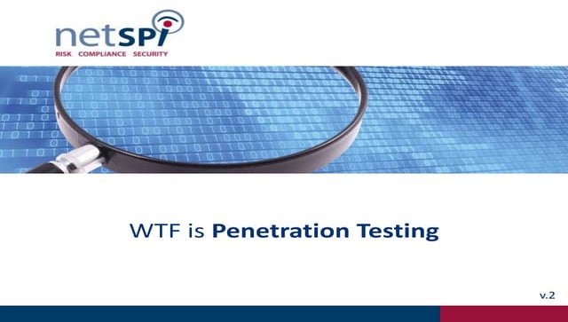 WTF is Penetration Testing v.2