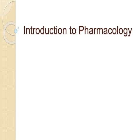 Comprehensive General Pharmacology Notes Based on KD Tripathi | PPTX
