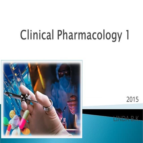 Introduction to           Pharmacology.ppt
