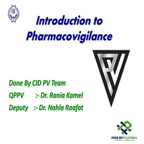 Introduction to pharmacovigilance