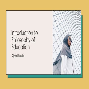Introduction to Philosophy of Education.pptx