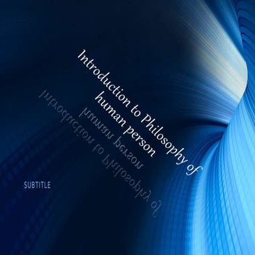 Introduction to Philosophy of human person.pptx