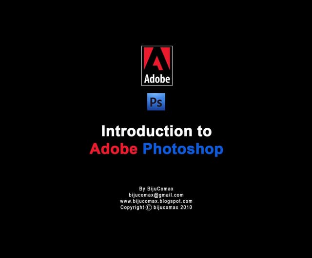Introduction To Photoshop