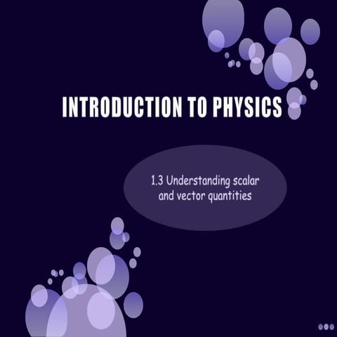 Introduction to physics