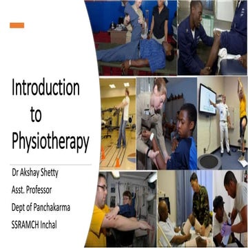 Introduction to physiotherapy
